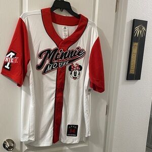 Disney Red and White Sports Jersey